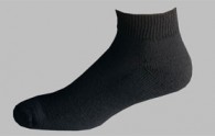 D185B-Men’s black ankle sport socks